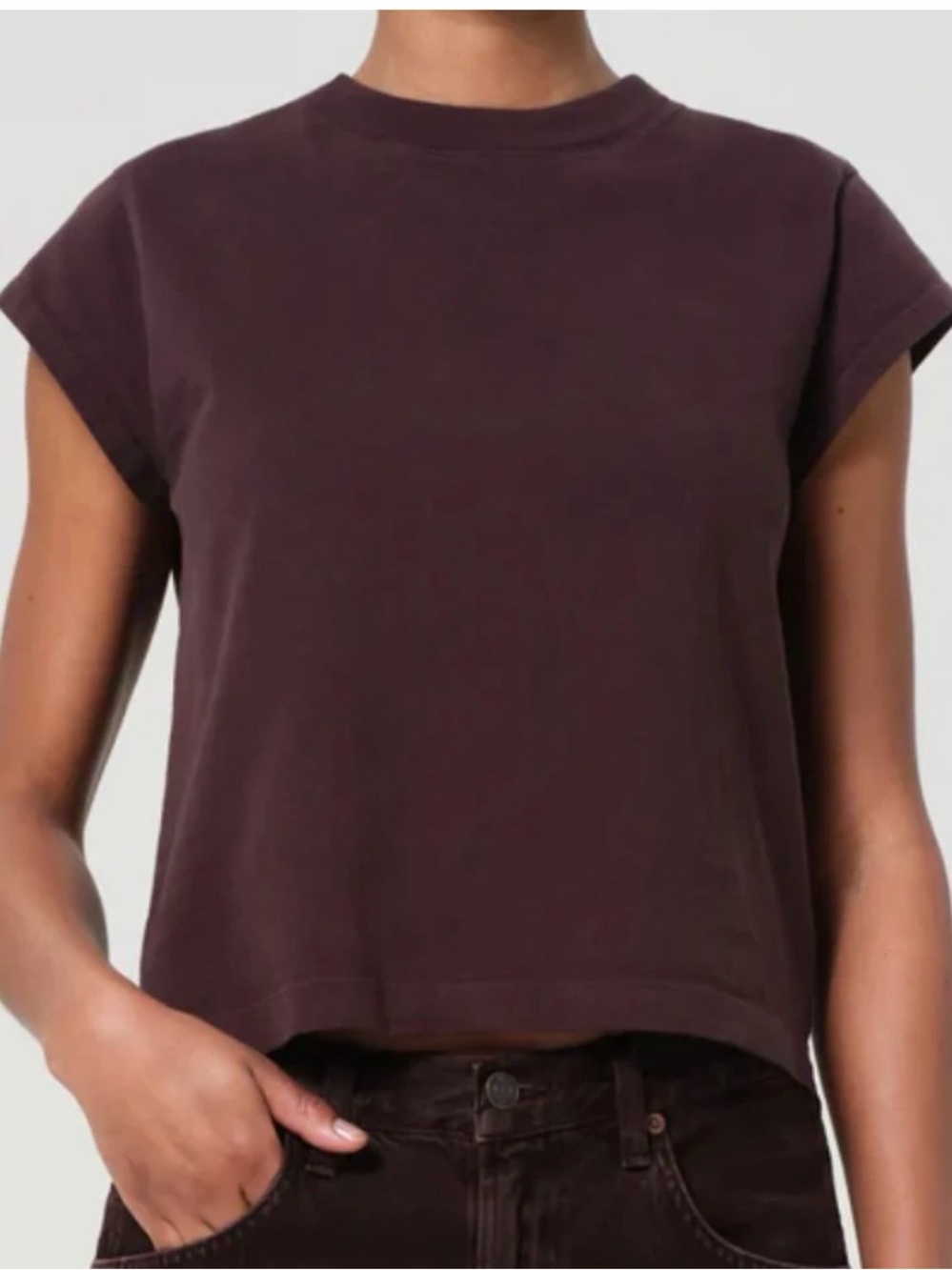 NWOT Agolde Bryce Cap Tee